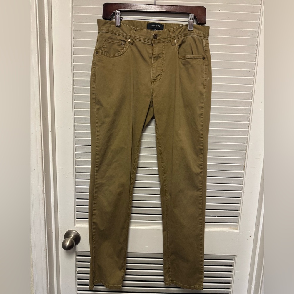 Ring of Fire Tan Chino Slim Pants 31x30
